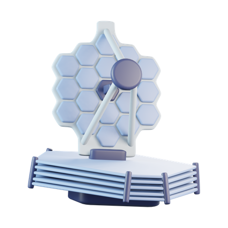 Télescope James Webb  3D Icon