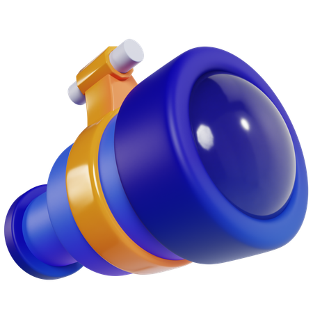 Télescope jouet coloré  3D Icon