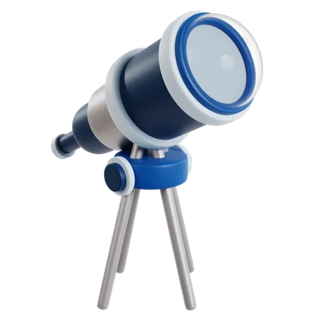 Télescope pour l'espace lointain  3D Icon