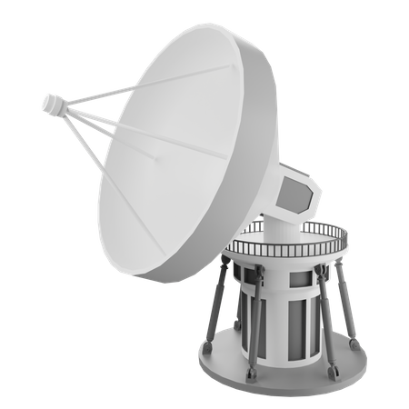 Telescope Radio  3D Icon