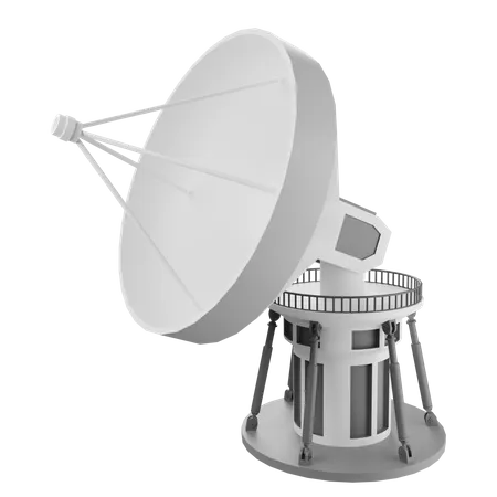 Telescope Radio  3D Icon