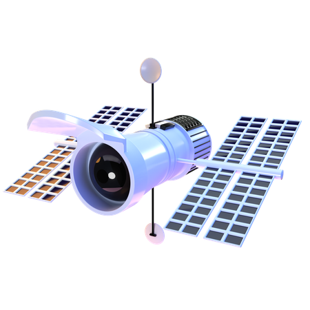 Télescope spatial  3D Icon