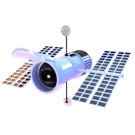 Télescope spatial  3D Icon