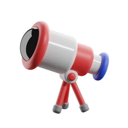 Télescope spatial  3D Icon