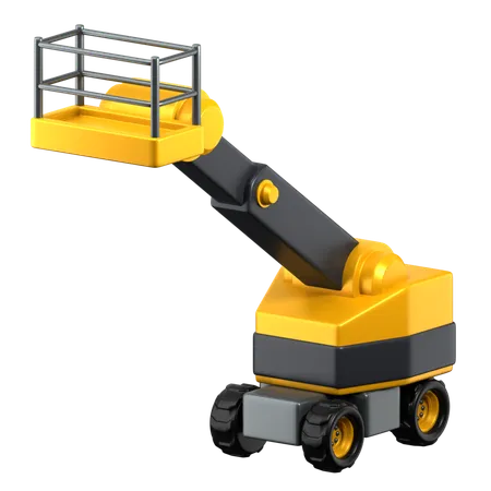 Telescopic Boom Lift  3D Icon