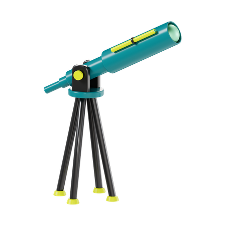 Telescopio  3D Icon