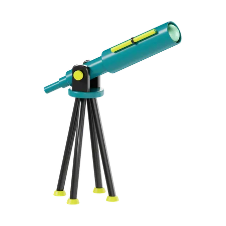 Telescopio  3D Icon