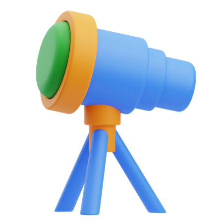 Telescopio  3D Icon