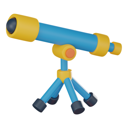 Telescopio  3D Icon