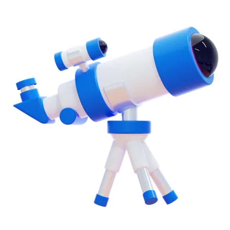 Telescopio  3D Icon