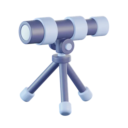 Telescópio  3D Icon