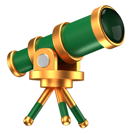 Telescópio  3D Icon