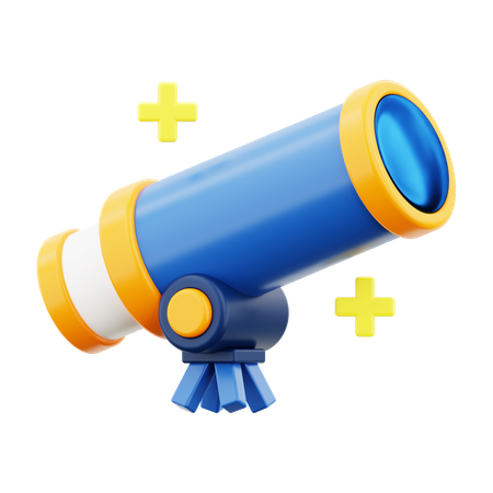 Telescopio  3D Icon