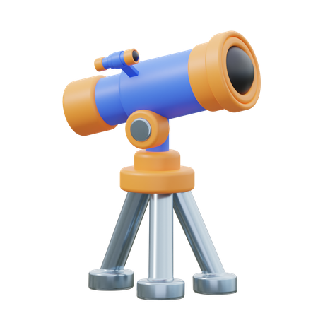 Telescopio  3D Icon