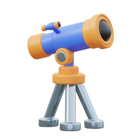 Telescopio  3D Icon