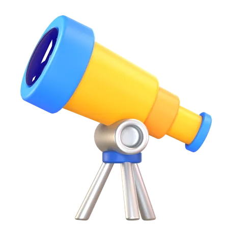 Telescópio  3D Icon