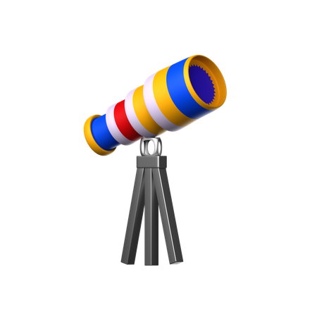 Telescópio  3D Icon