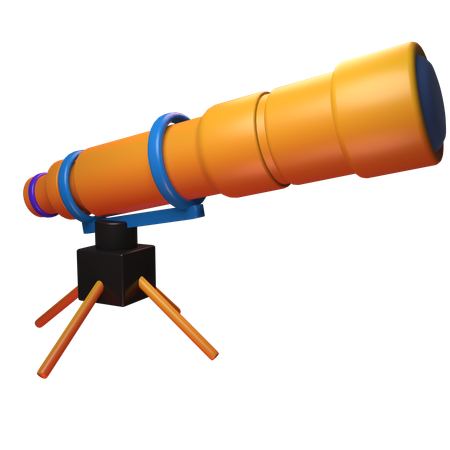 Telescópio  3D Icon