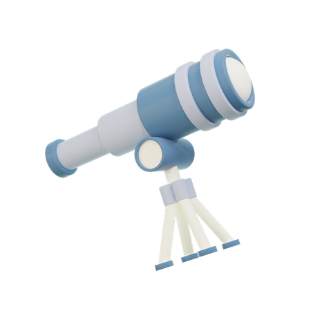 Telescopio  3D Icon