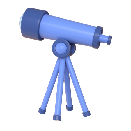 Telescopio  3D Icon