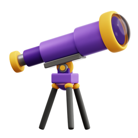 Telescopio  3D Icon