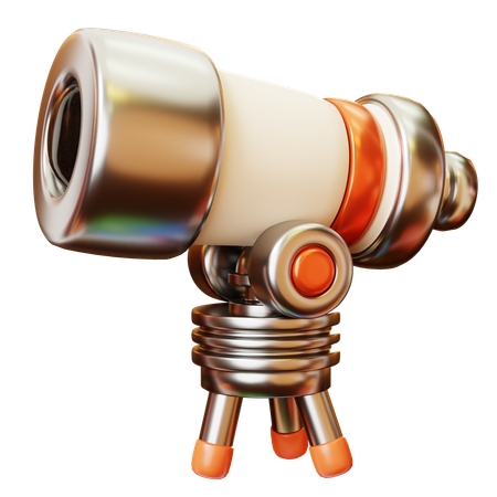 Telescópio  3D Icon