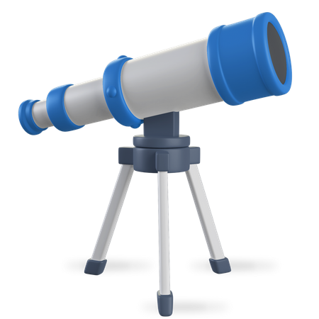 Telescópio  3D Illustration