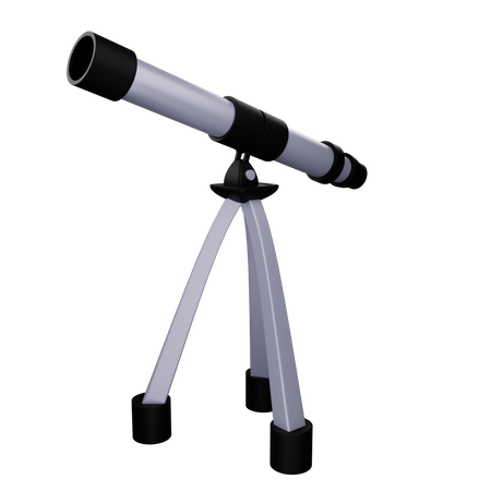 Telescopio  3D Illustration