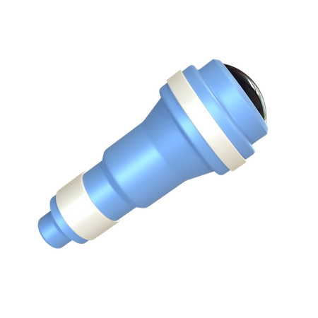 Telescópio  3D Icon