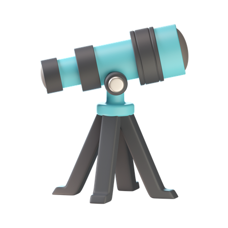 Telescopio  3D Icon