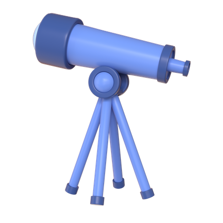 Telescópio  3D Icon