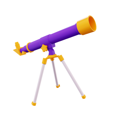 Telescopio  3D Icon