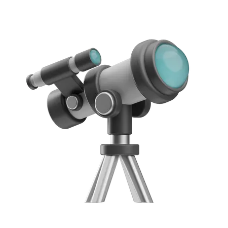 Telescopio  3D Icon