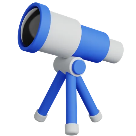 Telescopio  3D Icon