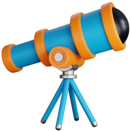 Telescopio  3D Icon