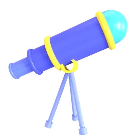 Telescópio  3D Icon