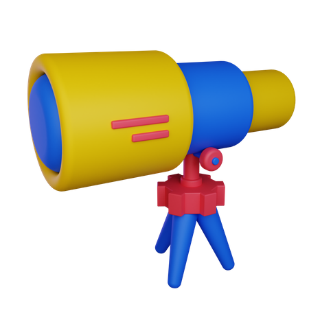 Telescópio  3D Icon