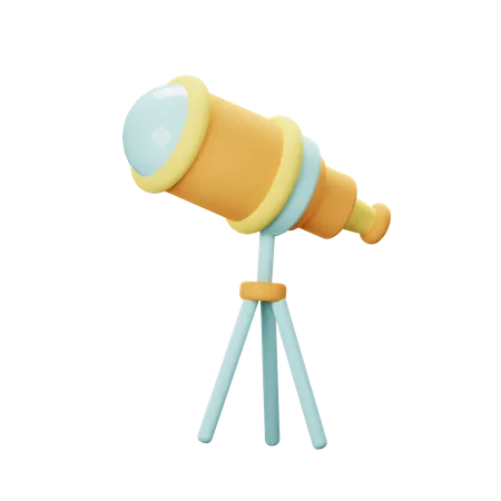 Telescópio  3D Icon