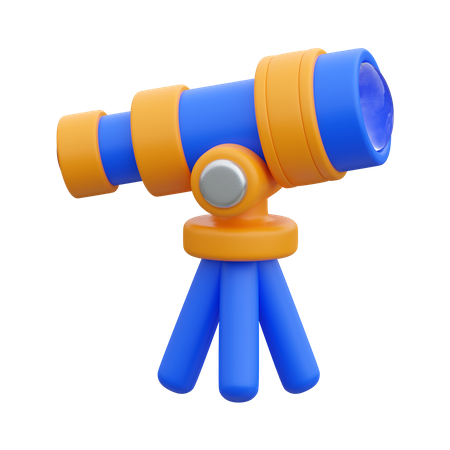 Telescópio  3D Icon