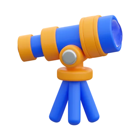 Telescópio  3D Icon