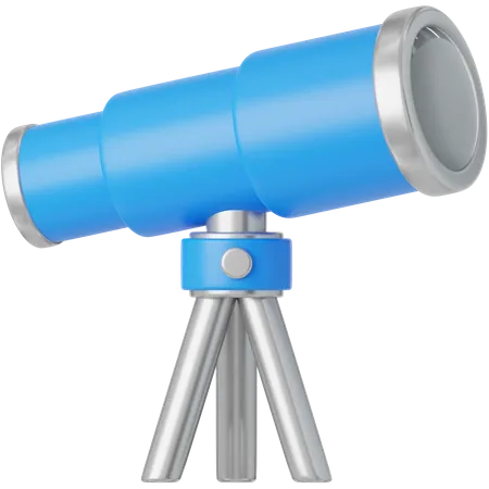 Telescopio  3D Icon