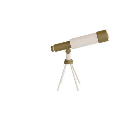 Telescópio  3D Icon