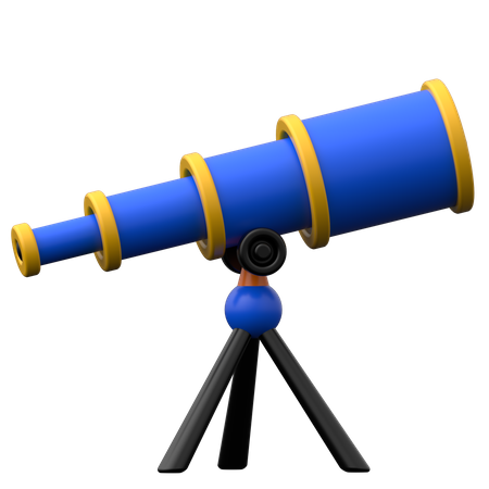 Telescopio  3D Icon