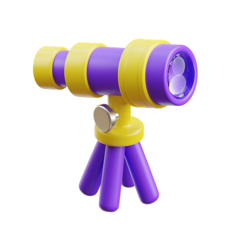 Telescopio  3D Icon