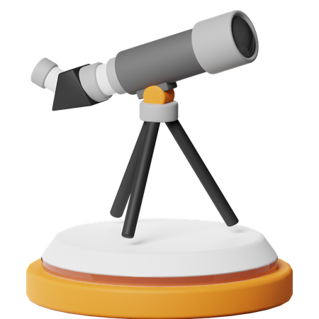 Telescópio  3D Icon