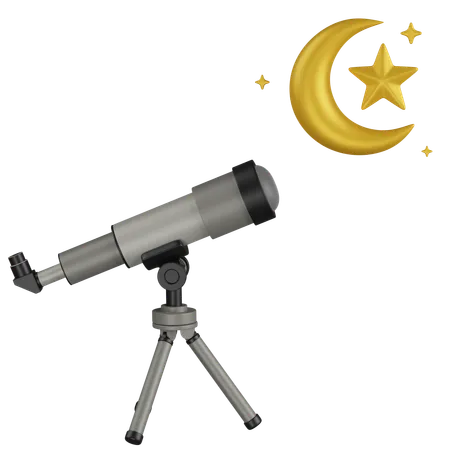 Telescópio Hilal  3D Icon