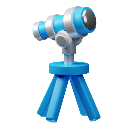 Telescopio  3D Icon