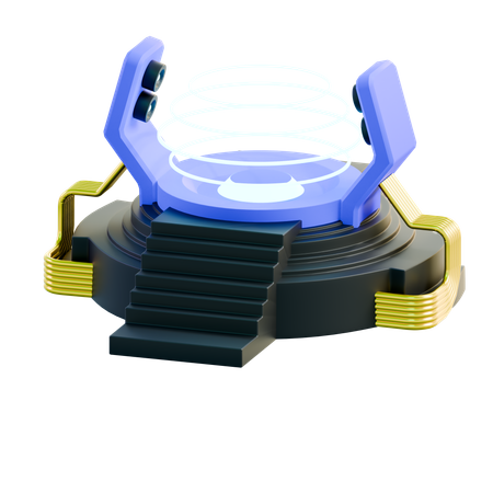 Teletransporte  3D Icon