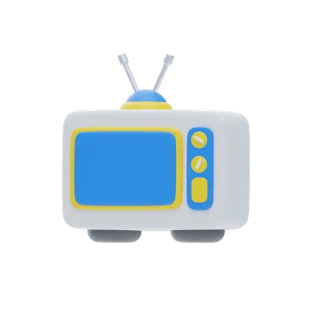 Televisão  3D Icon