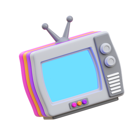 Televisão  3D Icon